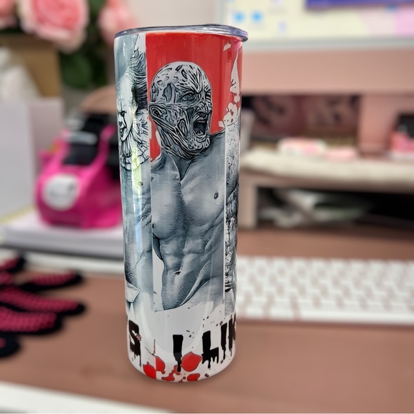 Boys of Horror 20oz stainless steel tumbler, drinks, water, Halloween, men, hot - Picture 2 of 5